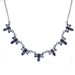 Picture of Iolite and Moonstone Faceted Marquis Necklace 