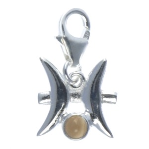 Agate Zodiac Charm - Pisces