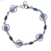 Picture of Amethyst Marquis and Heart Bracelet 