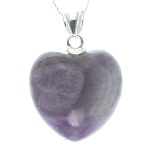 Amethyst Heart Pendant