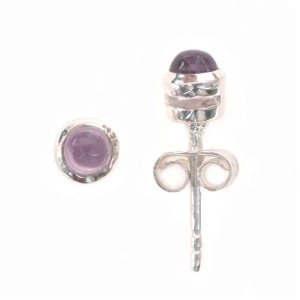 Amethyst Stud Earrings