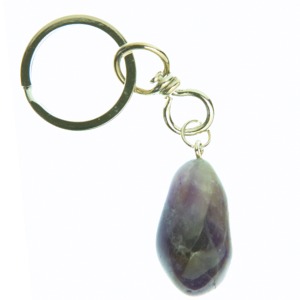Amethyst Tumble Keyring