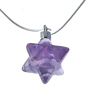 Amethyst Merkabar Pendant