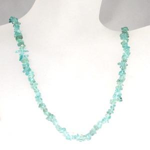 Apatite Chip Necklace (18 inch)
