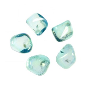 Aqua Aura Quartz Tumble Chips