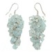 Aquamarine Cluster Earrings