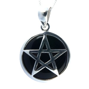 Black Onyx Pentagram Pendant