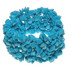 Blue Howlite Cuff Bracelet