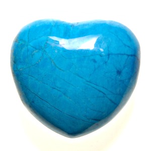Blue Howlite Heart