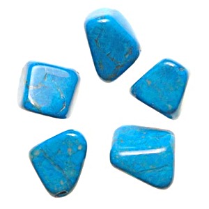 Blue Howlite Tumble Stone (Med)