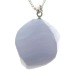 Blue Lace Agate Faceted Drop Pendant