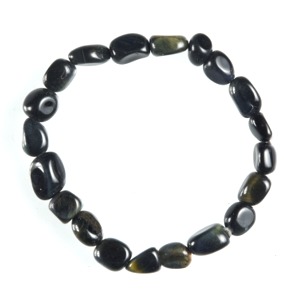 Blue Tigers Eye Mini-Nugget Bracelet