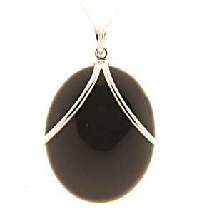 Black Onyx Wrap Pendant