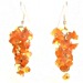 Carnelian Cluster Earrings