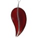 Carnelian Large Leaf Design Pendant