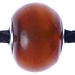 Carnelian Silver Core Bead