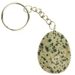 Dalmation Jasper Freeform Keyring
