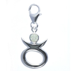 Green Aventurine Zodiac Charm - Taurus
