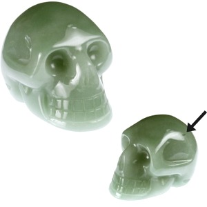 Green Aventurine Skull (A)