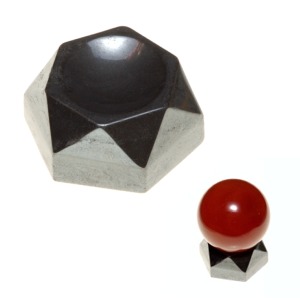 Haematite Sphere Stand