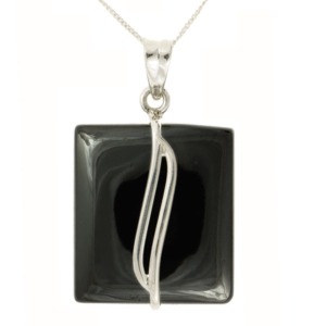 Haematite Wrap Pendant - E