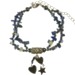 Haematite and Sodalite Charm Bracelet