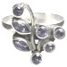 Iolite Sprig Design Ring (Size Q-R)