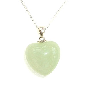 New Jade Heart Pendant