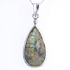 Labradorite Faceted Teardrop Pendant