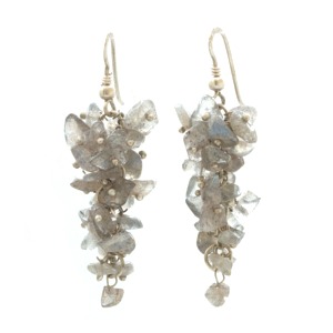 Labradorite Cluster Earrings