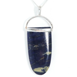 Lapis Lazuli Tongue Pendant