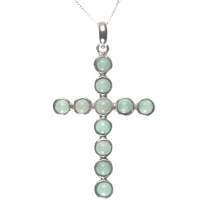 Larimar Cross Pendant