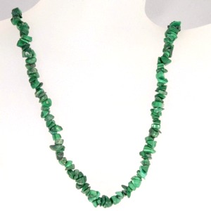 Malachite Chip Necklace (24 inch)