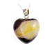 Mookaite Heart Pendant-Multi coloured