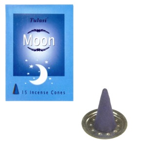 Tulasi Moon Incense Cones