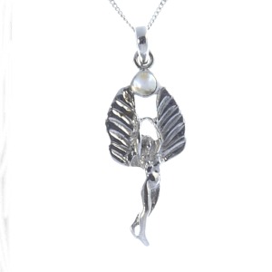 Moonstone Angel of Liberty Pendant