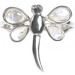 Moonstone Dragonfly Ring (Size M)