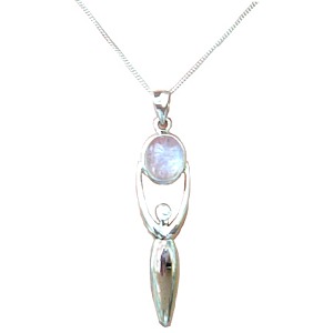 Moonstone Goddess Pendant