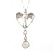 Moonstone Healing Angel Pendant