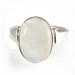Moonstone Oval Cab Ring (Size O)