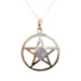 picture of an moonstone pentacle pendant necklace