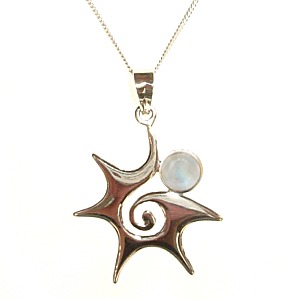 Moonstone Sea Star Pendant
