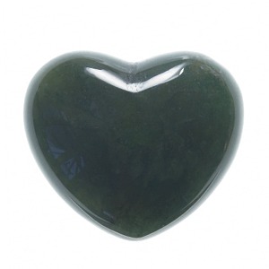 Moss Agate Heart