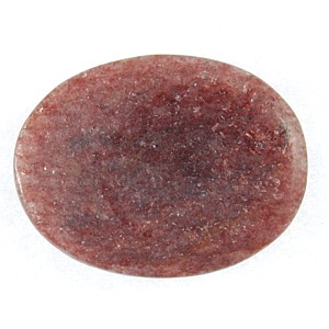 Red Muscovite Thumb Stone