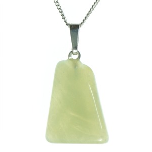 New Jade Small Tumble Pendant