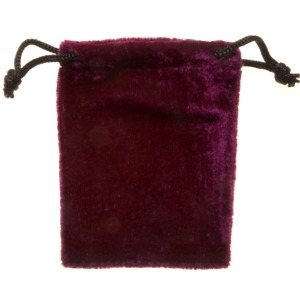 Purple Velvet Bag