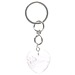 Quartz Heart Keyring