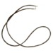 Black Rattail Satin 18 inch Necklace