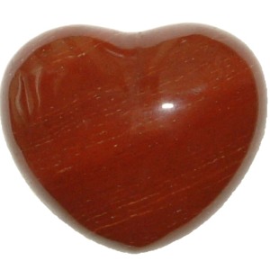 Red Jasper Heart