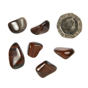 Red Tigers Eye Tumble Chip